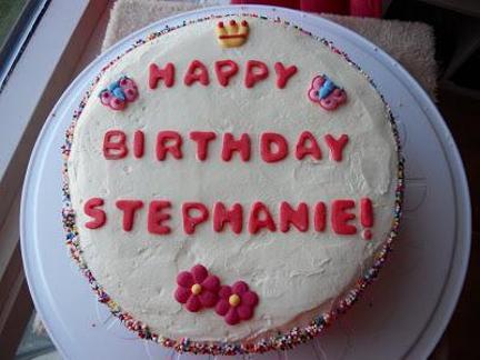 stephanie birthday cake