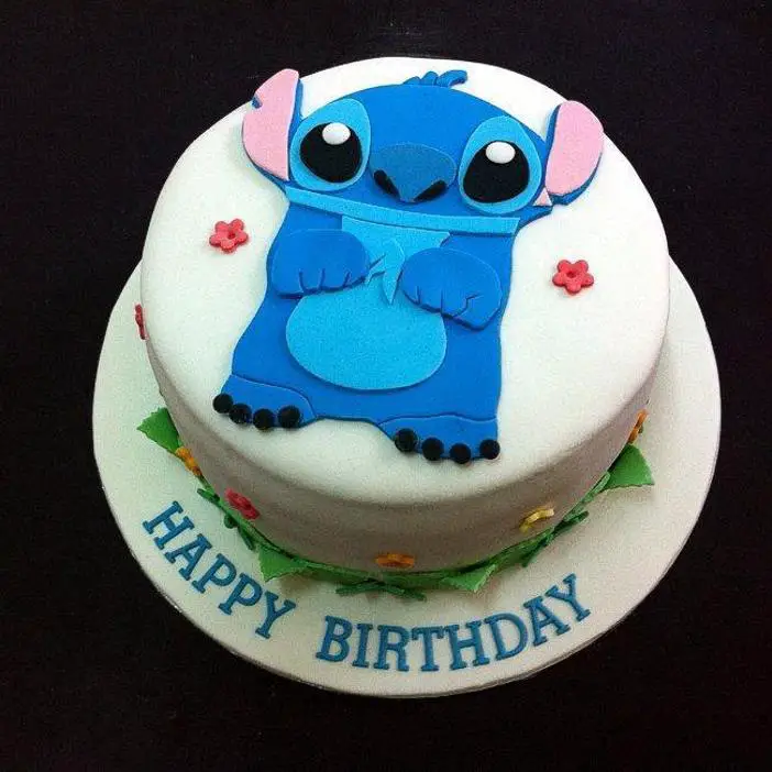 Stitch birthday cake