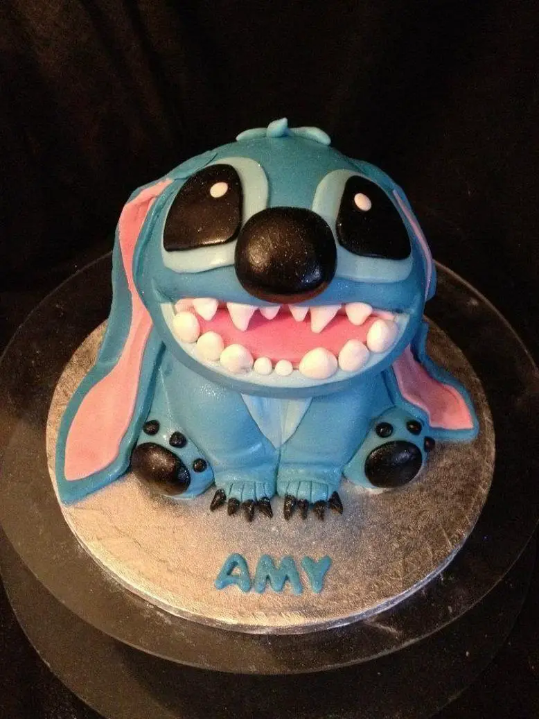 stitch birthday cake