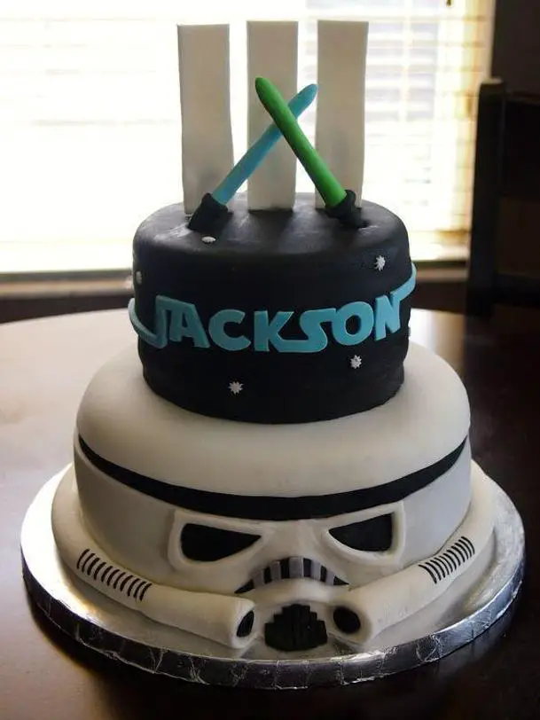 stormtrooper birthday cake