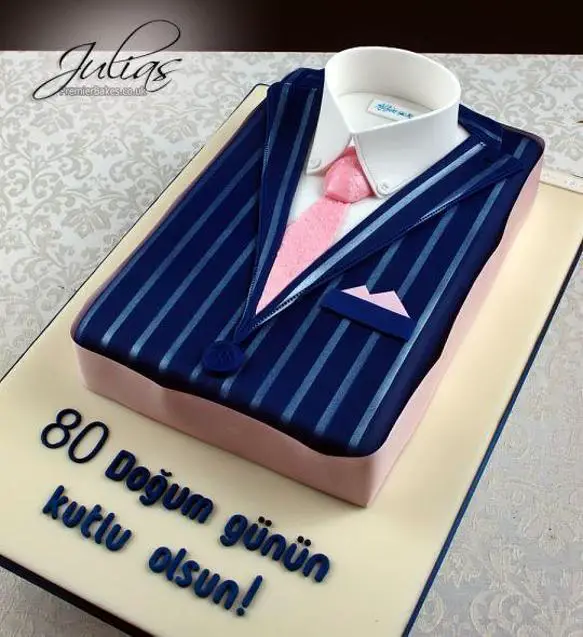 suit birthday cake
