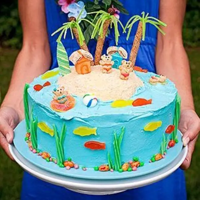 summer birthday cakes