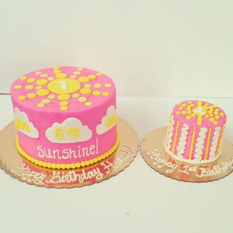 sunshine birthday cake ideas