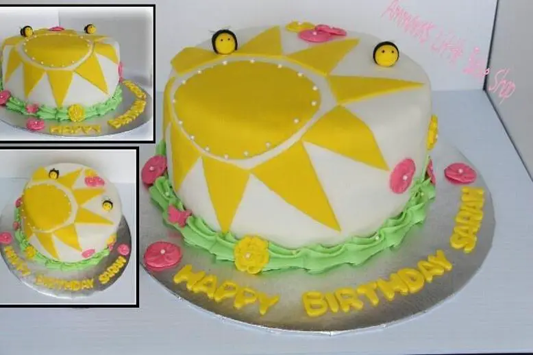 sunshine birthday cake ideas