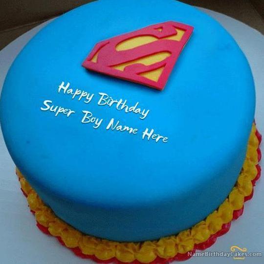 superman cakes for birthday