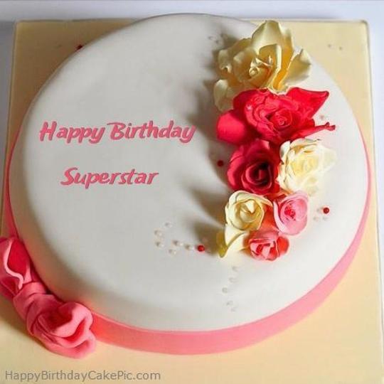 superstar birthday cake