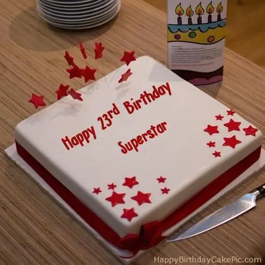 superstar birthday cake