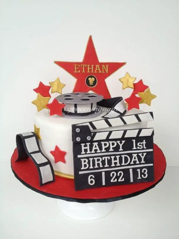 superstar birthday cake