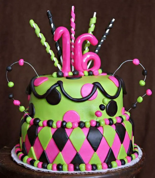 sweet 16 birthday cakes for girls