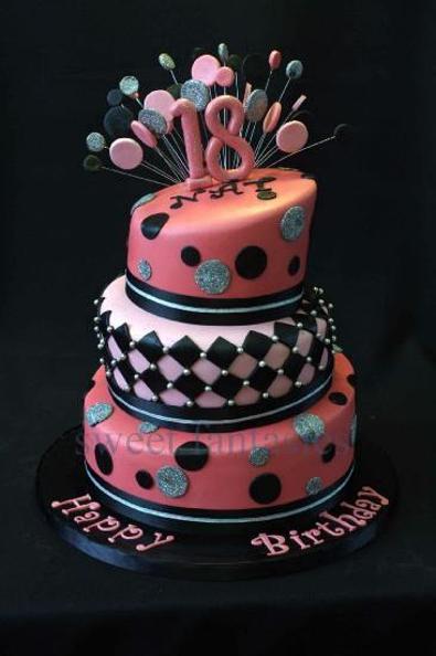 sweet 18 birthday cakes