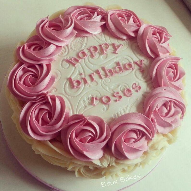 swirl birthday cake