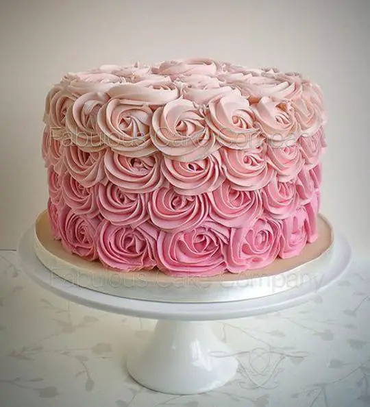 swirl birthday cake