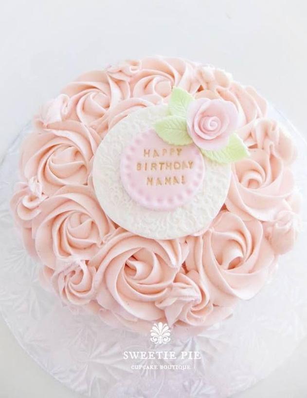 swirl birthday cake