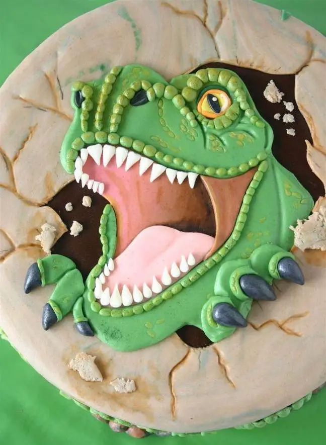 t rex dinosaur birthday cakes
