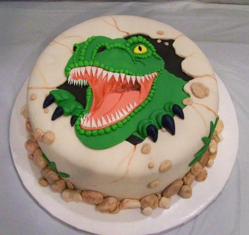 t rex dinosaur birthday cakes