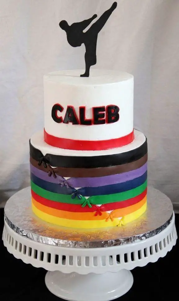 taekwondo birthday cake