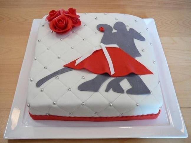 tango birthday cake