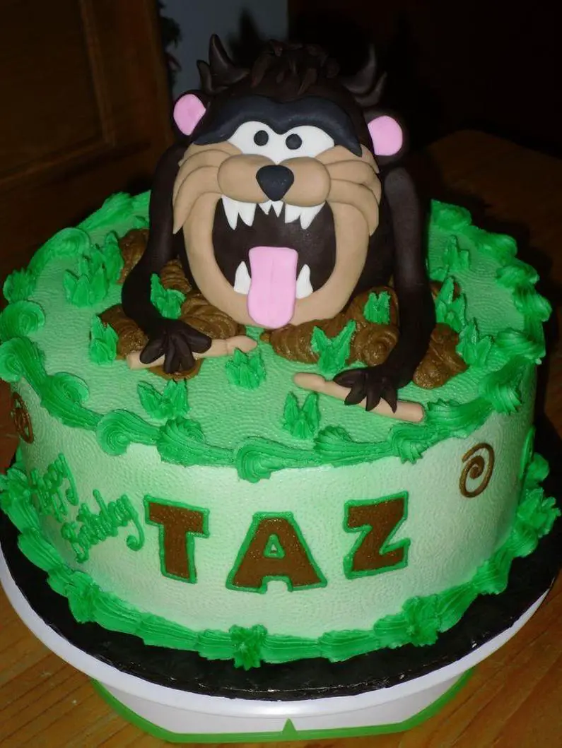 tazmania birthday cake