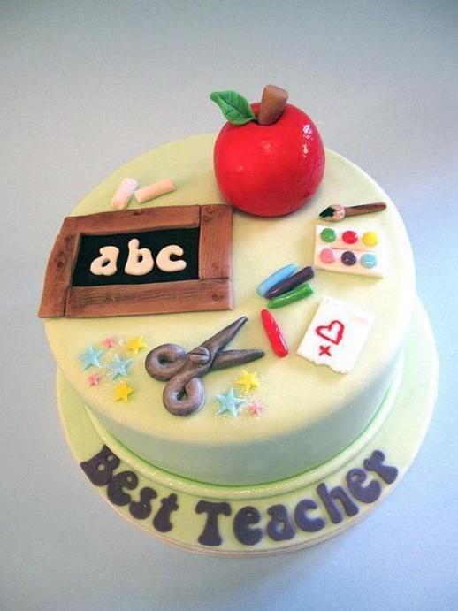 teacher birthday cake ideas