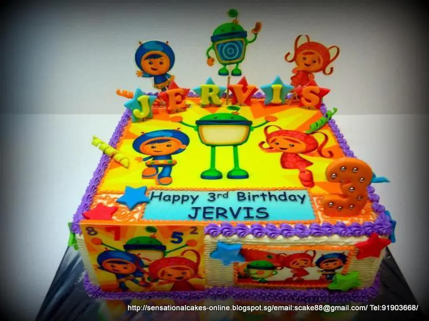 team umizoomi birthday cake toppers