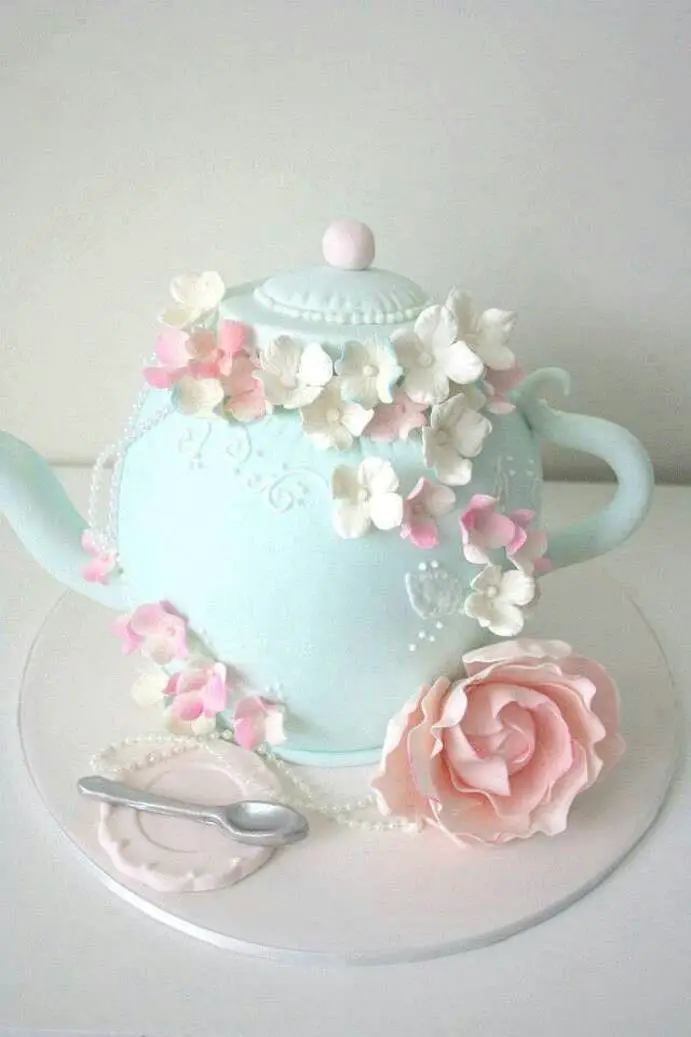 teapot birthday cake