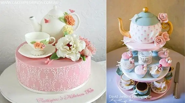 teapot birthday cakes