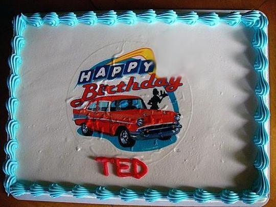 ted birthday cake