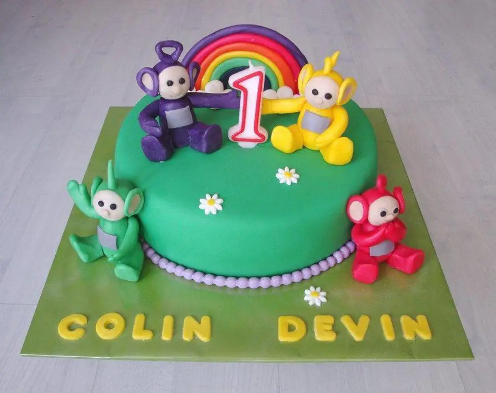 teletubbies birthday cake