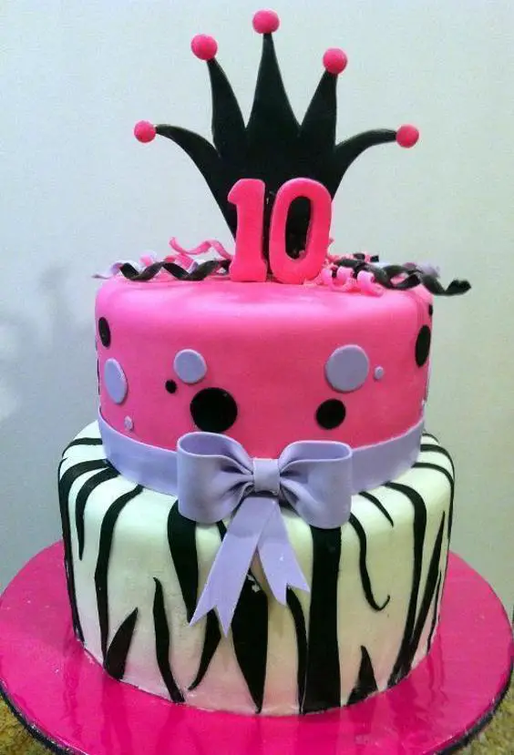 ten years birthday cake