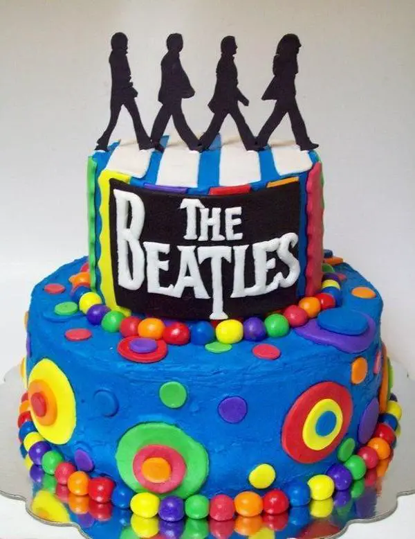 the beatles birthday cake