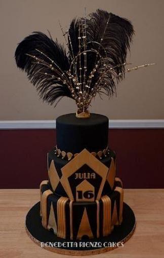 the great gatsby birthday cake