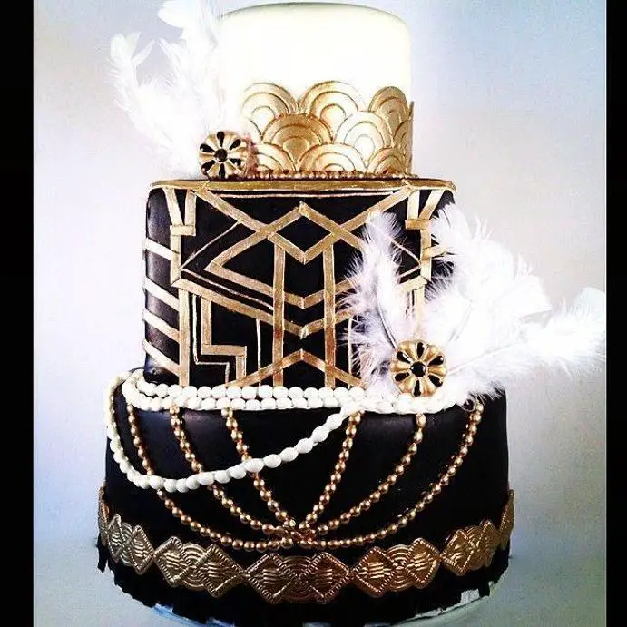 the great gatsby birthday cake
