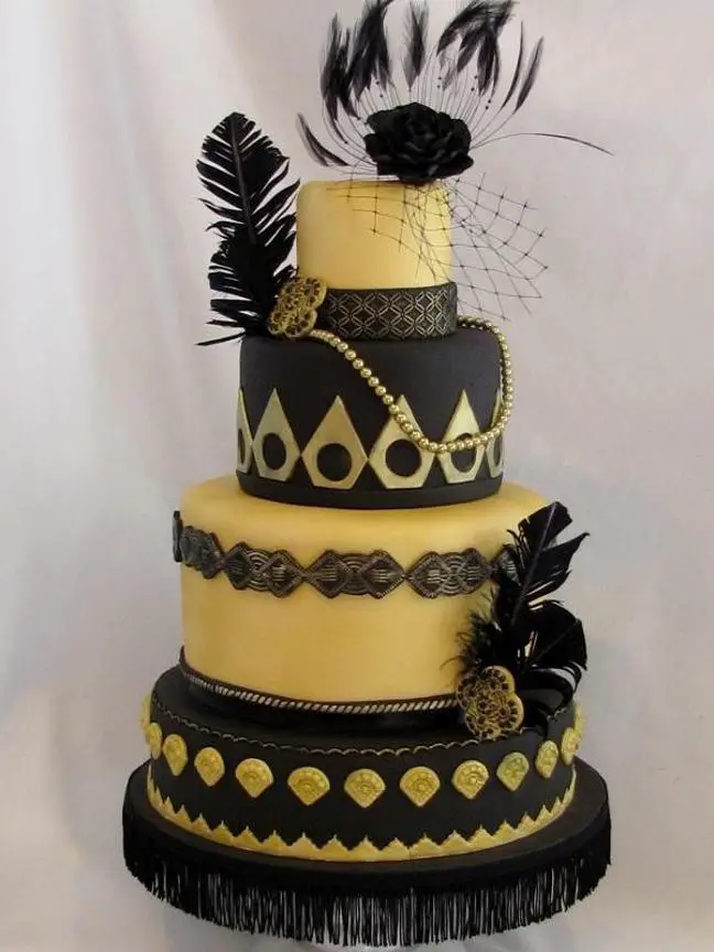 the great gatsby birthday cake