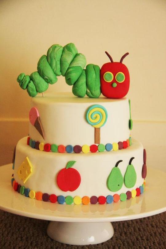 the hungry caterpillar birthday cake