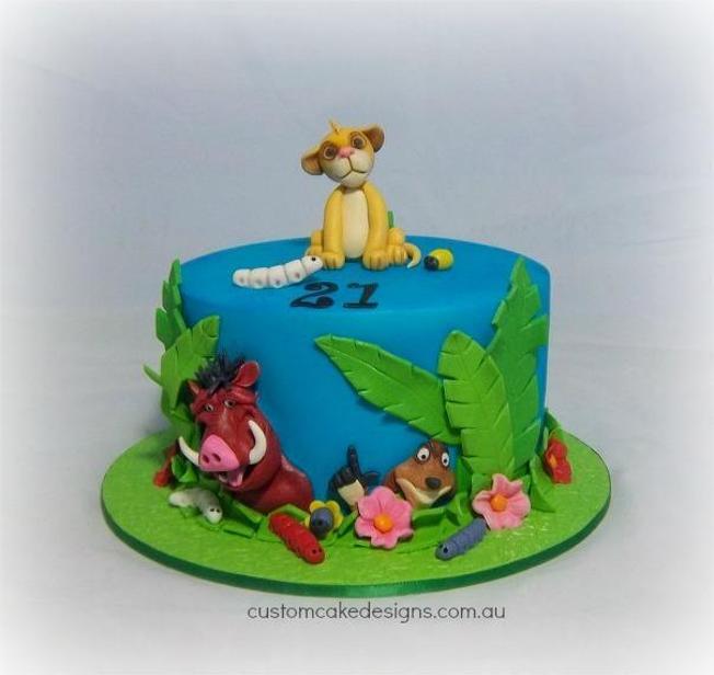 the lion king birthday cake