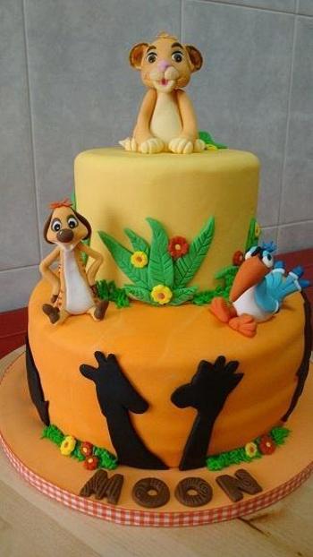 the lion king birthday cake