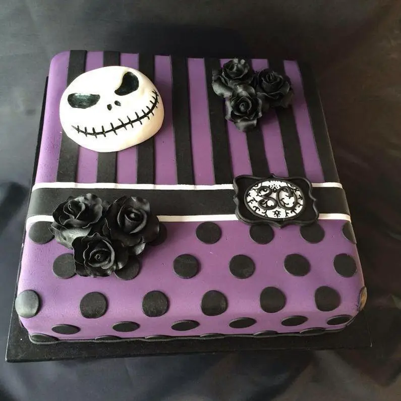 the nightmare before christmas birthday cake