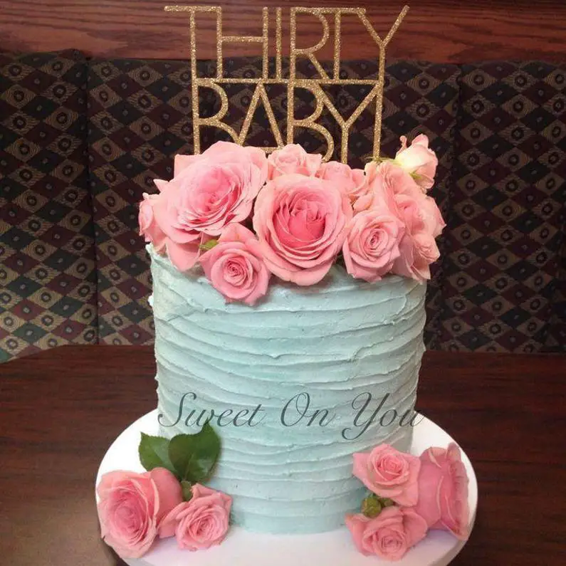 thirtieth birthday cakes