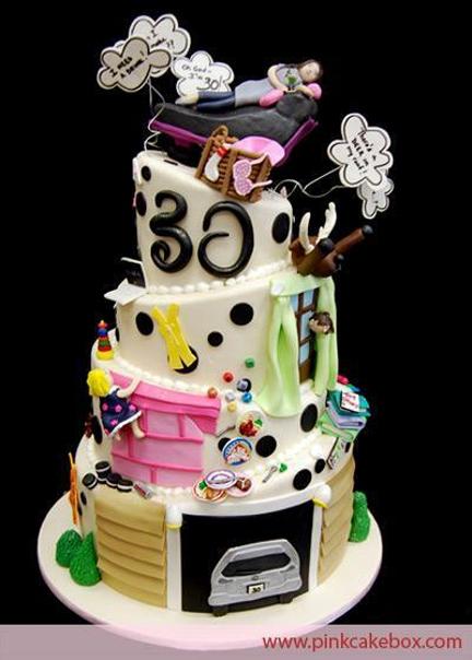 Thirty birthday cake ideas