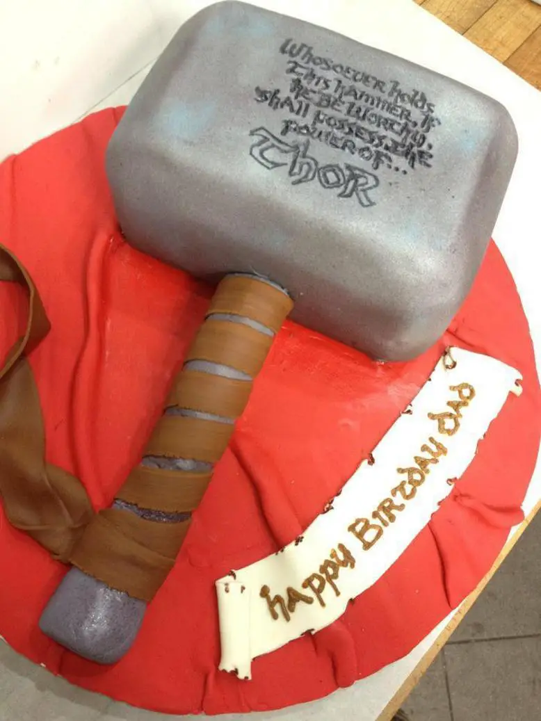 thor birthday cakes