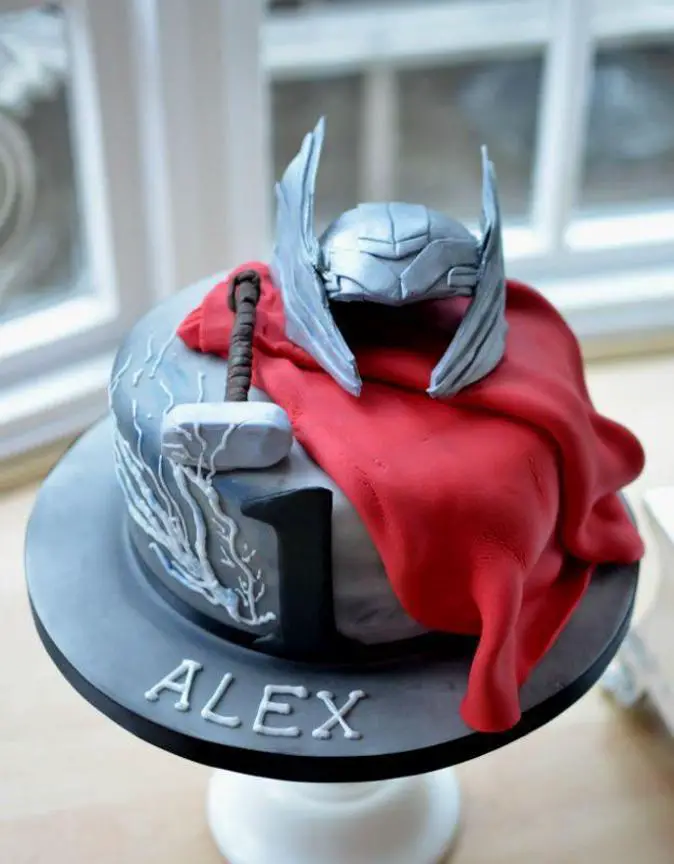 thor birthday cakes