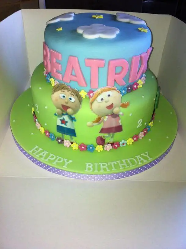 tickety toc birthday cake