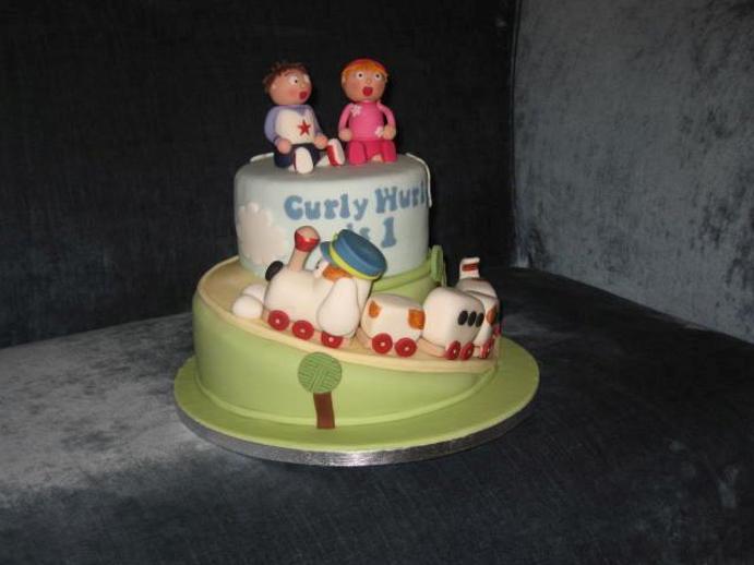 tickety toc birthday cake