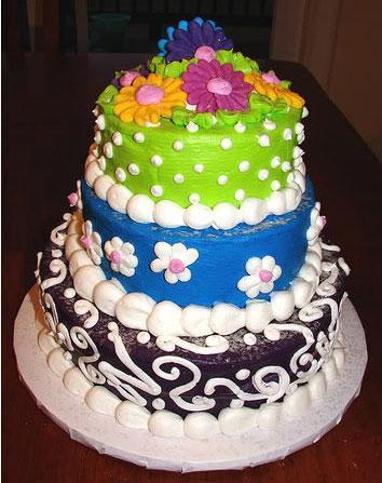 tiered birthday cake ideas
