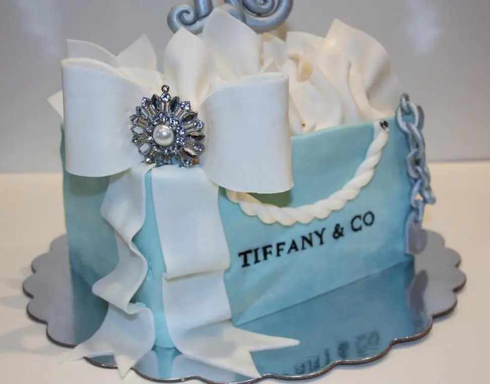 tiffany themed birthday cakes