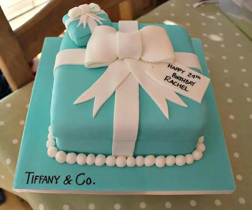 tiffany themed birthday cakes