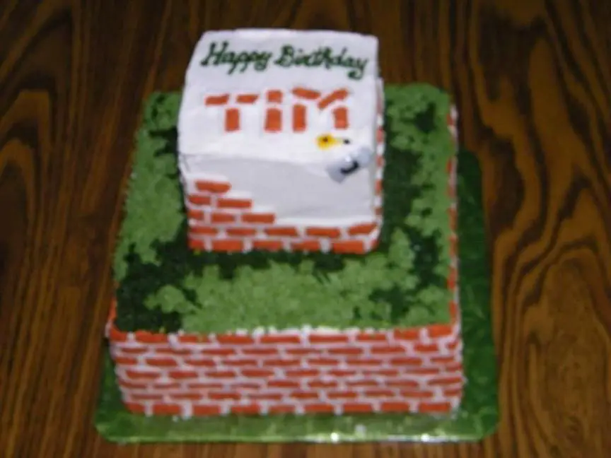 tim birthday cake