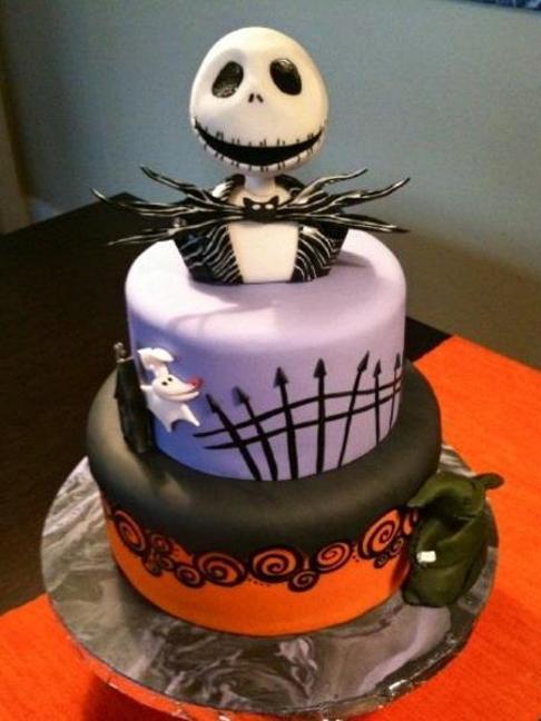 Tim burton birthday cake