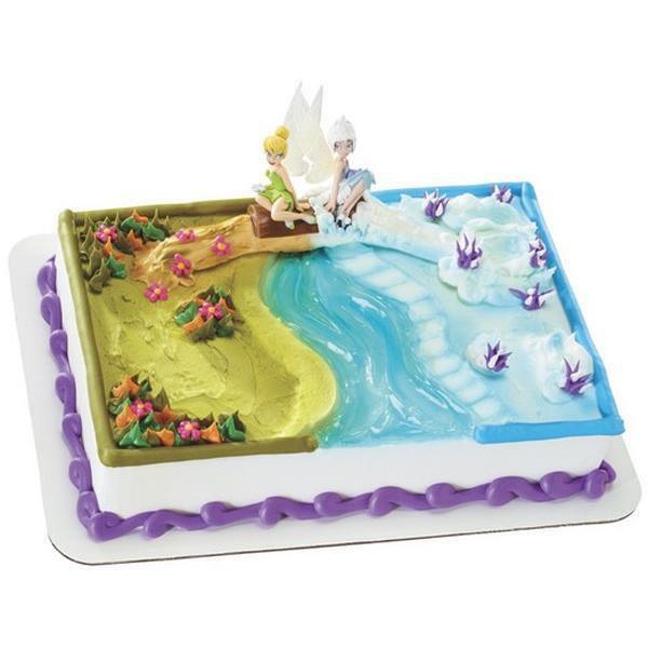 tinkerbell and periwinkle birthday cake