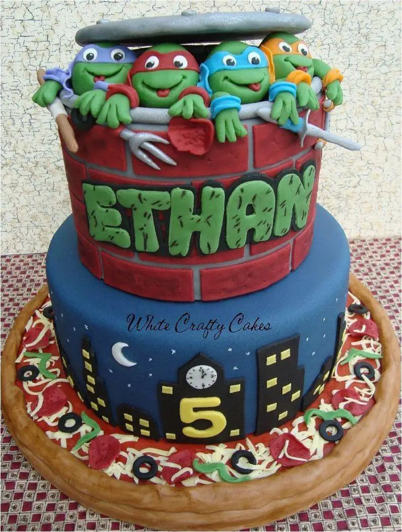 tmnt birthday cakes
